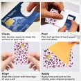 thumbnail image 6 of Pink Bows and Hearts Credit Card Skin Stickers, Cute Bank Card Skin Cover, Gift Idea 4 Pack, 6 of 7