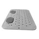 thumbnail image 5 of Alfombrilla de baño antideslizante para fregar los pies con ventosa gris, 5 of 9