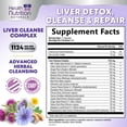 thumbnail image 3 of Gentle Liver Cleanse Detox & Repair Formula - Herbal Liver Supplement - Milk Thistle with Silymarin, Artichoke Extract, Dandelion, Beet Root, Chicory & Turmeric to Support Liver Health - 120 Capsules, 3 of 10