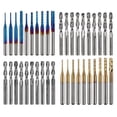 thumbnail image 1 of Brocas fresadoras CNC End Mills Genmitsu MC40A, 40 piezas, vástago de 1/8, 1 of 7