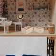 thumbnail image 1 of PTOOTP 4Pcs Mini House Crates Rustic Color for Children's Craft Supplies and Indoor Use, 1 of 6