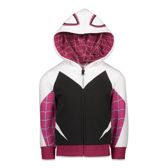 Sudadera con capucha Marvel Spider-Gwen Ghost Spider para niñas pequeñas 5T