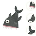 thumbnail image 2 of Gorro de tiburón divertido, decoración para la cabeza, gorro de cosplay para regalo, cumpleaños, festival, adultos, hombres, 2 of 9