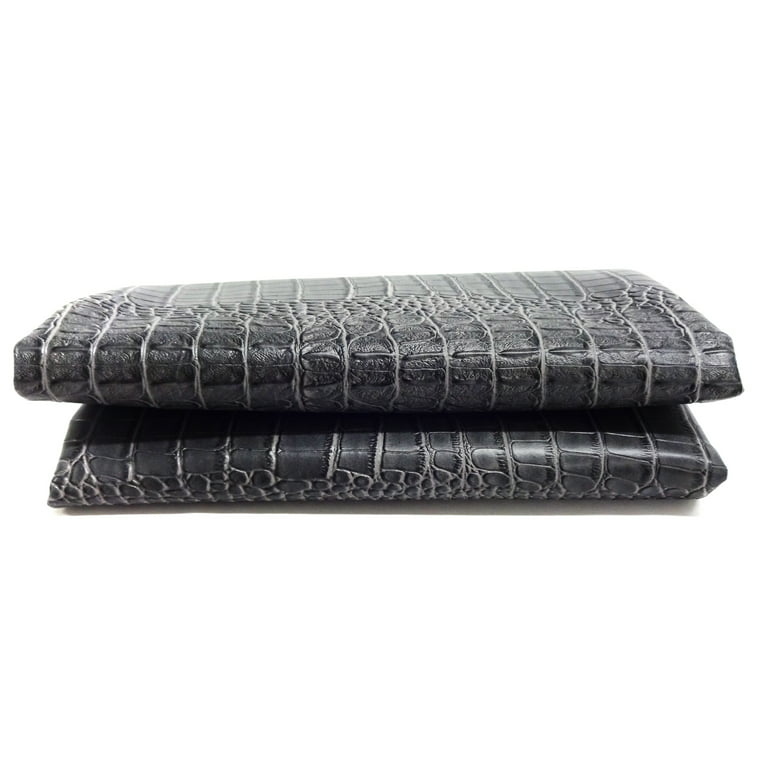 Waverly Inspirations 52 Faux Leather Crocodile Print Upholstery Home Decor  Fabric By The Yard, Gray, Available In Multiple Colors