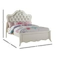 thumbnail image 3 of Acme Edalene Full Bed Synthetic Leather & Pearl White, 3 of 7