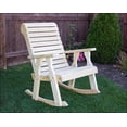 thumbnail image 2 of Treated Pine Rollback Rocking Chair, 2 of 3