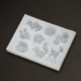 thumbnail image 3 of ZUARFY Forest Animal Silicone Mold Fox Squirrel Pig Elk Owl Animal Resin Jewelry Mold, 3 of 7