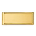 thumbnail image 1 of Mens Yellow Plated Stainless Steel Polished Money Clip, 1 of 4