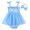 9# Blue, variant on WIBACKER Baby Girl 1st Birthday Outfit Lace Tulle Romper Princess Tutu Dress Headband One Year Old Cake Smash Photo Shoot Clothes 9-12 Months