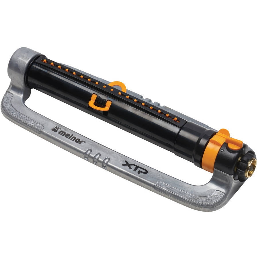 Melnor Metal Turbo Oscillating Sprinkler Deluxe with Flow Control by Melnor