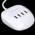 thumbnail image 3 of Hilitand 4 Port Charger, USB Charger, Intelligent For Office Mobile Phone PC Digital Camera, 3 of 8