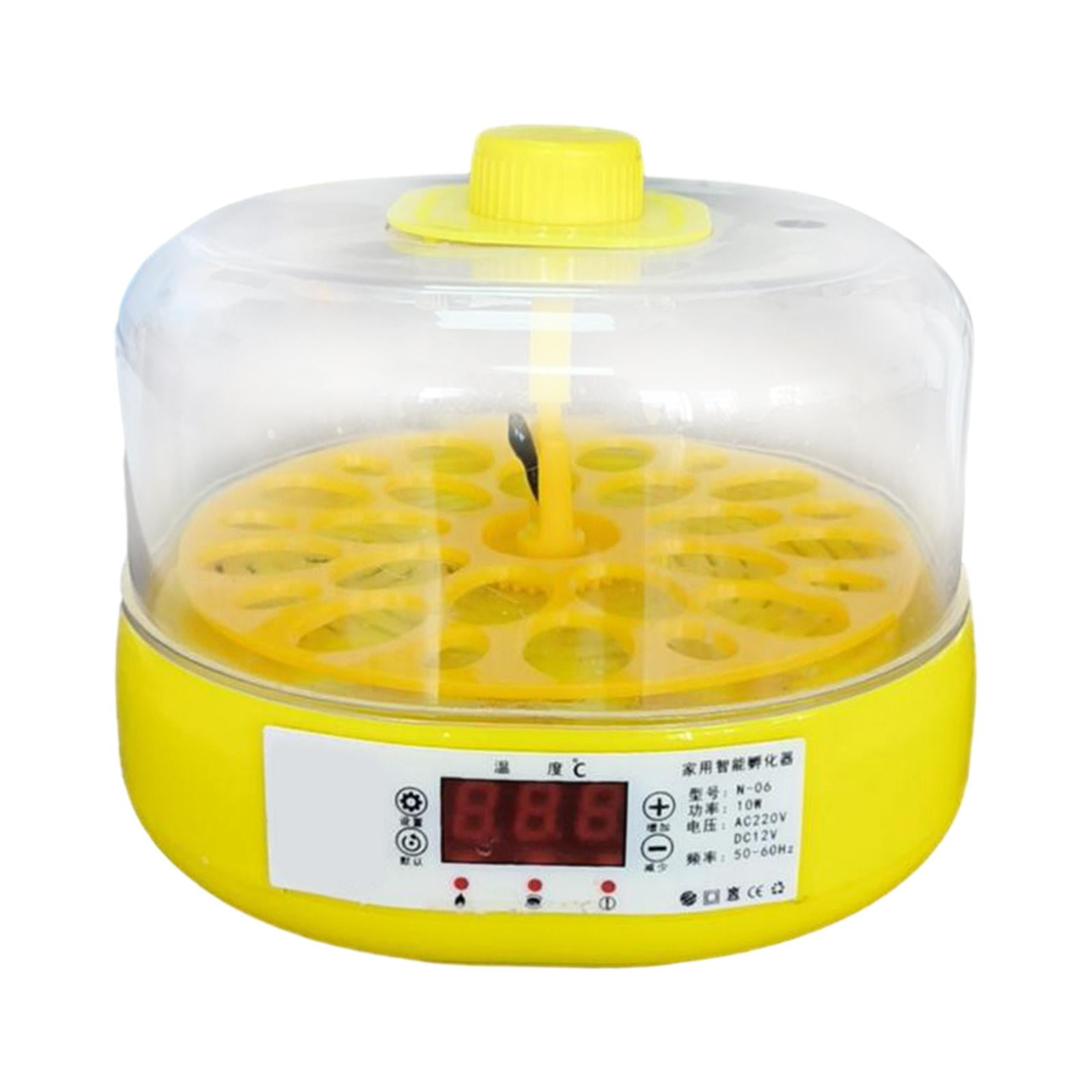18 Eggs Intelligent Poultry Hatcher Chick Duck Incubator US Adapter for Farm Semi Automatic