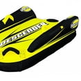 thumbnail image 3 of Sports Stuff Inflatable Descender Snow Sled with Side Stabilizer Wings, Yellow, 3 of 5