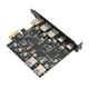 thumbnail image 4 of Disco PCI E A Tarjeta De Expansión USB, 7 Puertos, Tarjeta PCI Express USB De 5Gbps Con 2 Puertos USB 3.0 Traseros Para Xp, OS X,, 4 of 7