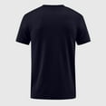 thumbnail image 6 of Nebwoak Mens Trendy T Shirts- Summer Casual Loose Fit Short Sleeve Soft Tees Dark Blue Size 2XL, 6 of 6