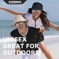 thumbnail image 4 of OZERO Sun Hat for Men Women：UV Protection Breathable Wide Brim Bucket Hat for Summer Fishing, Hiking, Camping Lightweight Outdoor Adventure Cap, 4 of 10