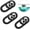 3 Pack Eye, variant on Eye Webcam Cover Slider 0.7Mm Thin - Web Camera Cover Fits Laptop, Desktop, Pc, Macboook Pro, iMac,  Mini, Computer, Smartphone, Protect Your  ,  Adhensive 3 Pack (3 Pack)