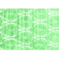 thumbnail image 1 of Ahgly Company Indoor Rectangle Abstract Emerald Green Contemporary Area Rugs, 3' x 5', 1 of 4