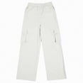 thumbnail image 5 of kpoplk Boys Sweatpants Wide Leg High Elastic Waisted Kids Baggy Pants Soft Athletic Gym Joggers with Pockets(White,8-9 Y), 5 of 8