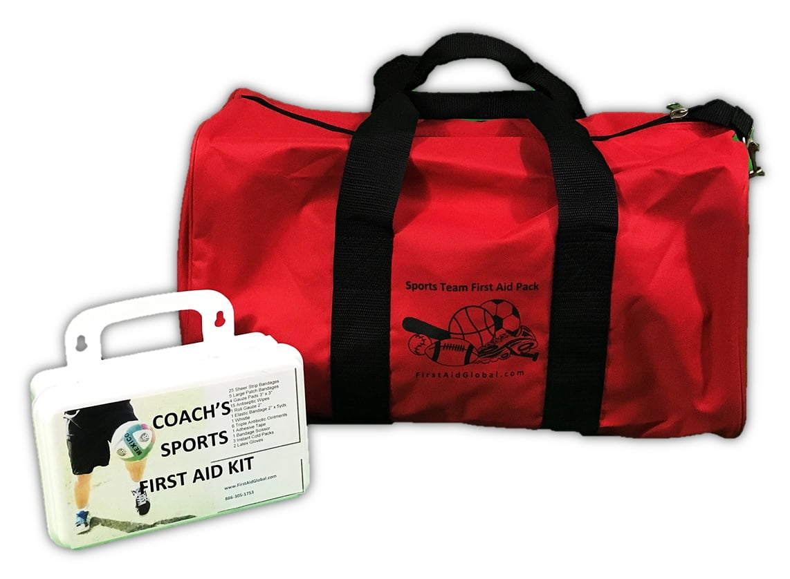 Sports Team First Aid Pack, 315-Pieces for Soccer, Baseball, Basketball, Football, Swimming, Lacrosse, Biking, Track and Field