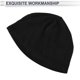thumbnail image 4 of Sombrero de ciclismo Unique Bargains, absorción de sudor, transpirable, forro de casco duro, tela de seda de nylon, negro, 26x15cm, 1 Pcs, 4 of 7