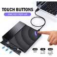 thumbnail image 2 of External CD Drive, Portable USB 3.0 Type-C CD/DVD RW Drive Player, CD ROM Rewriter Burner Optical Disc Drive, 2 of 5
