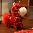 thumbnail image 6 of BESTSKY 2026 Year of the Horse Plush Toy Zodiac Mascot Lucky Stuffed Animal for Lunar New Year Celebration Home Decor Gift Good Fortune Symbol, 6 of 7