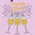 thumbnail image 3 of CafePress - Congrats Grad Champagne - Women's Nightshirt, 3 of 4