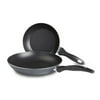 T-fal Thermo-Spot 9" & 11" Non-Stick Soft Handles Blue Fry Pan Set, 2 Piece