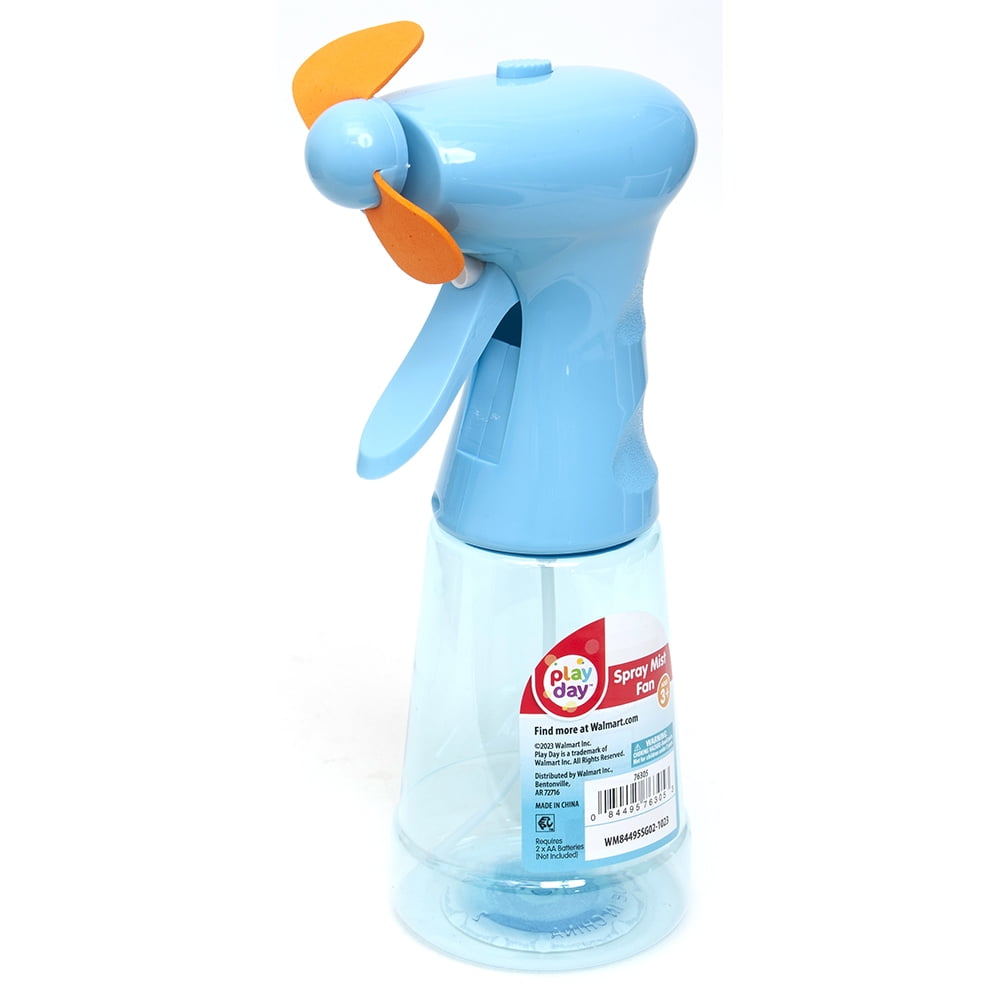 (3 pack) Play Day Spray Mist Fan, Blue