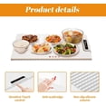 thumbnail image 4 of Adjustable Temp, Foldable Buffet Tray, Rapid Heating for Parties & Gatherings 2024 Enhanced Electric Food Warmer, 4 of 6