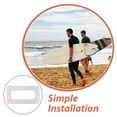thumbnail image 3 of Paddle Board Fin Replacement Grey 1Pcs 11.6x6.3x0.08In, 3 of 9