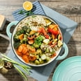 thumbnail image 6 of Hawsaiy 6 QT Enameled Cast Iron Dutch Oven with Lid, Nonstick Cookware for Baking, Roasting, Braising & Cooking, Dual Handles,Mint Green, 6 of 10