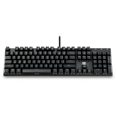 Plugable Performance Full-Size Mechanical Keyboard with 104 Backlit