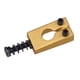 thumbnail image 5 of Juego De 6 Sillines De Puente De Guitarra Dorados De Latón Aptos Para Piezas De tornillo negro Yuyangstore sillines de puente de latón macizo, 5 of 5