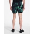 thumbnail image 3 of Athletic Works Men's and Big Men's 2 in 1 Gym Shorts with Liner, 6" & 8" Inseams, Sizes S-3XL, 3 of 5