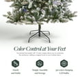 thumbnail image 2 of NOMA Cypress 7' Multi-Color LED Pre-Lit Flocked Artificial Christmas Tree, 2 of 8