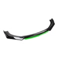 thumbnail image 3 of koolsoo 3 Pieces Universal Car Front Bumper Lip Kit Replaces Automotive Black Green, 3 of 7
