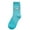 Light Blue, variant on Opvise Winter Socks Autumn Winter Funny Cartoon Solid Color Elastic Cotton Middle Tube Crew Socks Red