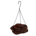 thumbnail image 3 of Comedero para pájaros colgante, decoración de jardín, baño para pájaros, comida resistente de gran capacidad para pájaros Bronce, 3 of 8