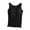 3-black tank top for women, variant on UPPADA Womens Modal Padded Built-In-Bra Tanks Tops Crew Neck Sleeveless Camisole with Wireless Bra Casual Slim-Fit Shirts Tee Plus Size Comfy Tops,Tank Top for Women Pack Ribbed Black,L