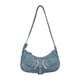 thumbnail image 4 of Bolso de hombro para mujer, bolso para axilas, bolso elegante a la moda, bolso de mano de PU, bolso de viaje para verano, cumpleaños, viajes, calle al azul Yinane Bolso de hombro, 4 of 8