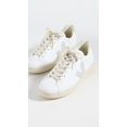 thumbnail image 4 of Tenis Veja Urca de lona revestida en plata blanca para mujer, 4 of 4