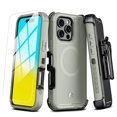 thumbnail image 1 of Funda Case MYBAT Maverick Mag clip para iPhone 16 PRO MAX - Gris con mica, 1 of 10