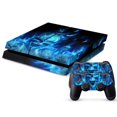 thumbnail image 5 of Calcomanía impermeable para controlador de consola 2 para PS4 4 (calavera azul) FLhrweasw El nuevo, 5 of 5