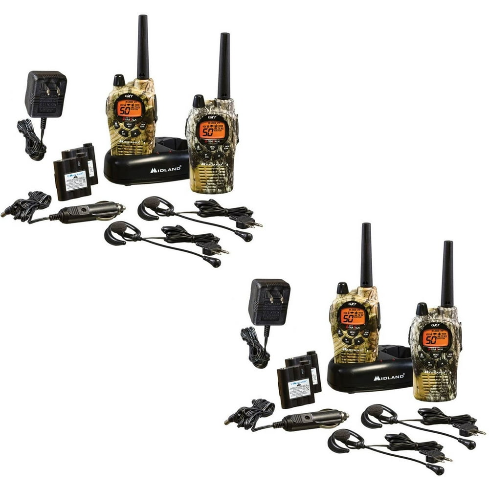 Walkie Talkie For Hunting Radios 4 PACK 50 CH 36 MILES Animal Calls