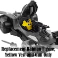 thumbnail image 4 of Replacement Parts for Imaginext Batmobile - DC Superfriends Batmobile Playset DHT64 ~ Replacement Batman Figure, Yellow Vest and Gun, 4 of 5