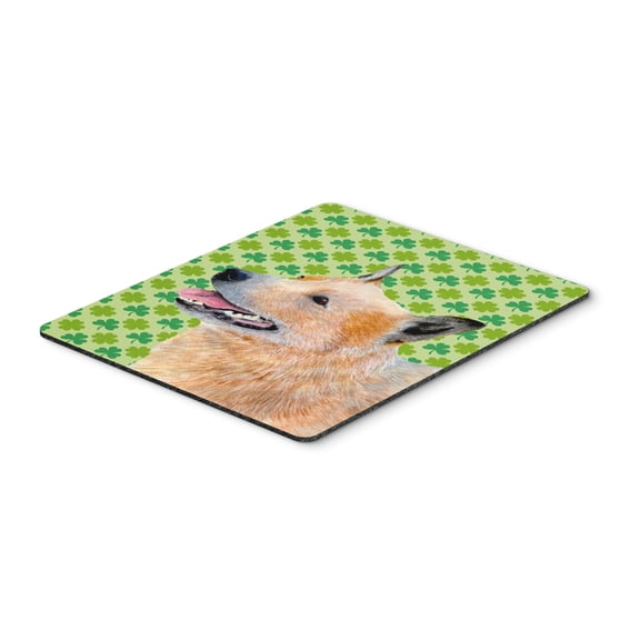 Carolines Treasures LH9182MP "Australian Cattle Dog St. Patricks Day Shamrock Mouse Pad Hot Pad or Trivet" Large
