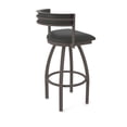thumbnail image 2 of 861 Artemis 30" Swivel Bar Stool with Bronze Finish and Canter Iron Seat and Back, 2 of 5
