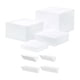 thumbnail image 5 of Cajas de exhibición acrílicas perfecl 4 piezas elevador de alimentos 5 lados para mesa de postre, 5 of 8